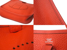 Load image into Gallery viewer, HERMES エルメス ショルダーバッグ エブリンTPM ルージュカザック トリヨンクレマンス X刻 美品 中古 57286