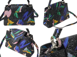 LOUIS VUITTON ルイヴィトン ハンドバッグ カプシーヌPM スプラッシュ プリント 2019 M53869 シルバー金具 美品 中古 57288