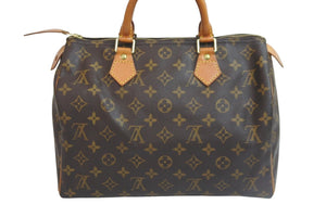 LOUIS VUITTON ルイヴィトン モノグラム スピーディ30 ボストンバッグ ブラウン ハンドバッグ 鞄 ロゴ M41526 美品 中古 57308