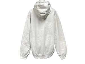 SUPREME シュプリーム パーカー 2019AW Text Rib Hooded Sweat Shirt サイズM ホワイト 57320
