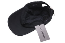 Load image into Gallery viewer, 未使用品 BALENCIAGA バレンシアガ キャップ DIAGONAL CAP 22SS680738 410B2 帽子 ブラック コットン サイズS 中古 57329