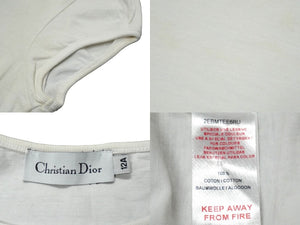 Christian Dior クリスチャンディオール 半袖Ｔシャツ プリント サイズ12A ホワイト 2EBMTEE6RU 良品 中古 57345
