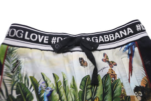 DOLCE&GABBANA ドルチェアンドガッバーナ ショートパンツ アニマル柄 サイズ46 G7SLA/HH7XR GYVAAT/HH7XS 美品 中古 57346