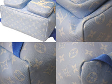 Load image into Gallery viewer, LOUIS VUITTON ルイヴィトン 21FW モノグラムクラウズ リュック ブルー ホワイト M45441 雲 鞄 バックパック 美品 中古 57370