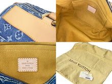 Load image into Gallery viewer, LOUIS VUITTON ルイヴィトン ハンドバッグ M95019 モノグラムデニム ネオスピーディ ブルー ゴールド金具 美品 中古 57371