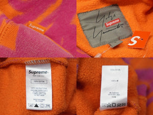 Supreme × Yohji Yamamoto シュプリーム ヨウジヤマモト 20FW グラフィック パーカー オレンジ ピンク SU9331 S 美品 中古 57410