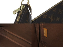 Load image into Gallery viewer, LOUIS VUITTON ルイヴィトン ポーチ M51980 ポシェット アクセソワール モノグラム ブラウン ゴールド金具 美品 中古 57432