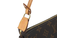 Load image into Gallery viewer, LOUIS VUITTON ルイヴィトン ポーチ M51980 ポシェット アクセソワール モノグラム ブラウン ゴールド金具 美品 中古 57432