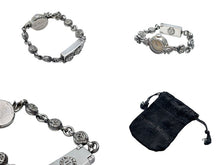 Load image into Gallery viewer, CHROME HEARTS×OMEGA クロムハーツ×オメガ 時計 フローラル ボックス ウォッチブレス 37.1g 14K シルバー 美品 中古 57444