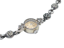 Load image into Gallery viewer, CHROME HEARTS×OMEGA クロムハーツ×オメガ 時計 フローラル ボックス ウォッチブレス 37.1g 14K シルバー 美品 中古 57444