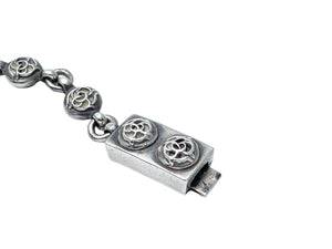 CHROME HEARTS×OMEGA クロムハーツ×オメガ 時計 フローラル ボックス ウォッチブレス 37.1g 14K シルバー 美品 中古 57444