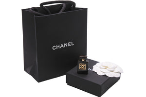 新品未使用 CHANEL シャネル ブローチ コサージュ 香水 ボトル型 ココマーク B23A ブラウン ゴールド金具 中古 57452