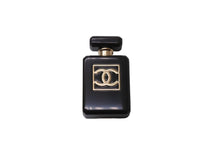 Load image into Gallery viewer, 新品未使用 CHANEL シャネル ブローチ コサージュ 香水 ボトル型 ココマーク B23A ブラウン ゴールド金具 中古 57452