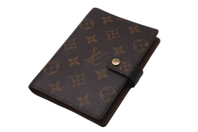 LOUIS VUITTON ルイヴィトン 手帳 アジェンダPM モノグラム R20005 ブラウン 良品 中古 57459