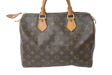 Load image into Gallery viewer, LOUIS VUITTON ルイヴィトン ボストンバッグ M41526 スピーディ30 モノグラム ブラウン ゴールド金具 良品 中古 57460