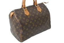 Load image into Gallery viewer, LOUIS VUITTON ルイヴィトン ボストンバッグ M41526 スピーディ30 モノグラム ブラウン ゴールド金具 良品 中古 57460