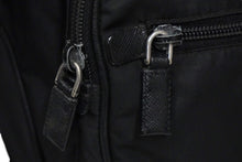 Load image into Gallery viewer, PRADA プラダ ショルダーバッグ VA0625 テスート 三角ロゴプレート ナイロン キャンバス ブラック シルバー金具 良品 中古 57461