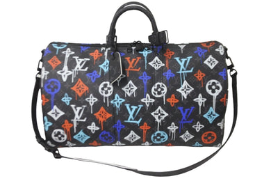新品同様品 LOUIS VUITTON ルイヴィトン ボストンバッグ バンドリエール50 モノグラム キーポル グラフィティ N21384 中古 57471