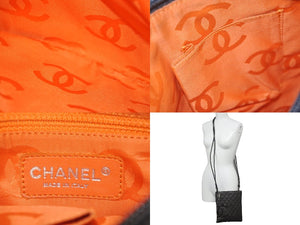CHANEL シャネル ショルダーバッグ ポシェット カンボンライン ココマーク 10番台 2006 A25178 カーフ ブラウン 美品 中古 57473