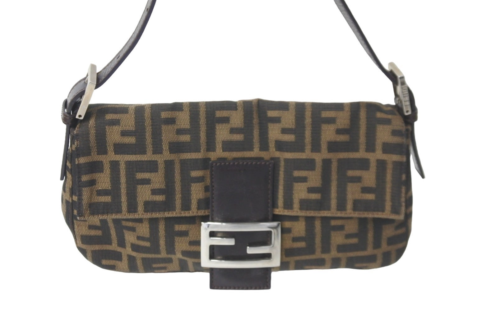 口コミ サイト 商品 フェンディ FENDI ズッカ柄 ワンショルダー マンマバケット バッグ