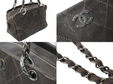 Load image into Gallery viewer, CHANEL シャネル ハンドバッグ チェーン 10番台 ココマーク キャビアスキン シルバー金具 美品 中古 64022