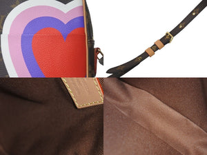 極美品 LOUIS VUITTON ルイヴィトン ショルダーバッグ ゲーム オン パナム モノグラム ブラウン ハート M57450 中古 57501