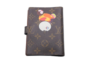 LOUIS VUITTON ルイヴィトン 手帳カバー アジェンダPM モノグラムパンダ 村上隆 R20011 美品 中古 57541