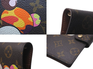LOUIS VUITTON ルイヴィトン 手帳カバー アジェンダPM モノグラムパンダ 村上隆 R20011 美品 中古 57541