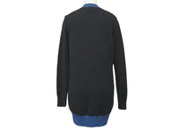Load image into Gallery viewer, CHANEL シャネル カーディガン P46784K05899 ココボタン グレー ブルー カシミヤ サイズ34 美品 中古 57604