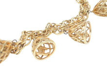 Load image into Gallery viewer, CHANEL シャネル ネックレス チョーカー ヴィンテージ レア ココマーク ベルモチーフ ゴールド GP 美品 中古 57608