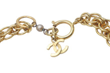 Load image into Gallery viewer, CHANEL シャネル ネックレス チョーカー ヴィンテージ レア ココマーク ベルモチーフ ゴールド GP 美品 中古 57608