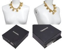 Load image into Gallery viewer, CHANEL シャネル ネックレス チョーカー ヴィンテージ レア ココマーク ベルモチーフ ゴールド GP 美品 中古 57608