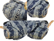 Load image into Gallery viewer, 極美品 LOUIS VUITTON ルイヴィトン ミニプリーティ レイエ ショルダーバッグ M95333 モノグラムデニム ブルー 中古 4b005761