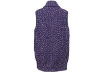 Load image into Gallery viewer, 新品未使用品 CHANEL シャネル ツイード ベスト サイズ34 23～24AW P75518 V67220 NQ425 パープル ブラック 中古 57618