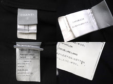 Load image into Gallery viewer, CHANEL シャネル ブルゾン スポーツライン スタジャン 05A ブラック ウール ナイロン サイズ40 P26526V16823 美品 中古 57619