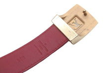 Load image into Gallery viewer, LOUIS VUITTON ルイヴィトン ベルト バックル モノグラム サンチュール 34/85 M9682W PVC マルチカラー ゴールド 美品 中古 57627