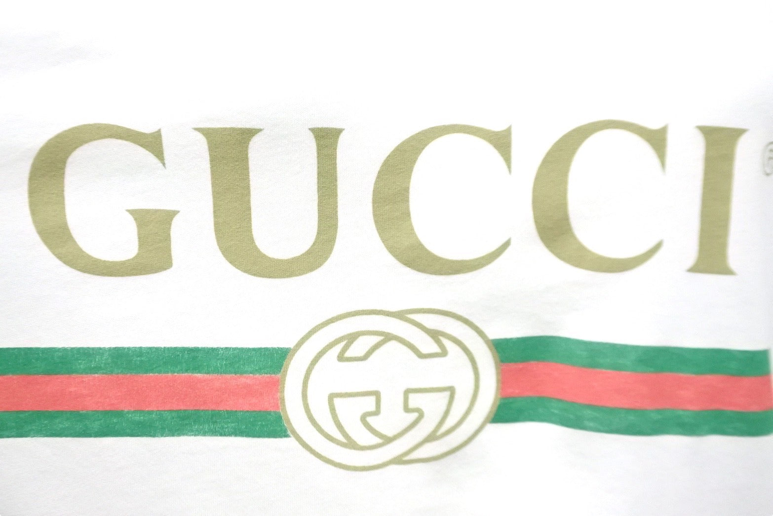 GUCCI グッチ 半袖Tシャツ カットソー17AW FW WASHD COT