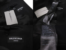 Load image into Gallery viewer, 新品未使用 BALENCIAGA バレンシアガ ジャケット シャツジャケット ブラック ウール レーヨン サイズ48 704451 TIT22 中古 57655