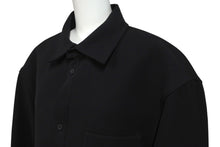 Load image into Gallery viewer, 新品未使用 BALENCIAGA バレンシアガ ジャケット シャツジャケット ブラック ウール レーヨン サイズ48 704451 TIT22 中古 57655