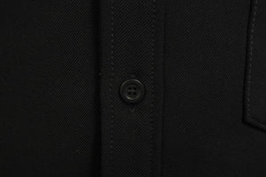 新品未使用 BALENCIAGA バレンシアガ ジャケット シャツジャケット ブラック ウール レーヨン サイズ48 704451 TIT22 中古 57655