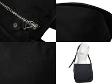 Load image into Gallery viewer, CHROME HEARTS クロムハーツ ショルダーバッグ ガンスリンガーバックル ブラック ナイロン レザー シルバー925 良品 中古 57664