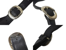 Load image into Gallery viewer, CHROME HEARTS クロムハーツ ショルダーバッグ ガンスリンガーバックル ブラック ナイロン レザー シルバー925 良品 中古 57664