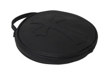 Load image into Gallery viewer, CHROME HEARTS クロムハーツ ブースターケーブル＆ポーチ 雑貨 クロスパッチ ブラック オレンジ シルバー金具 美品 中古 57670