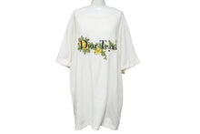 Load image into Gallery viewer, Dior × DENIM TEARS ディオール デニムティアーズ 23AW フラワーロゴ Tシャツ ホワイト 刺繍 サイズXXL 美品 中古 57674