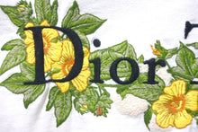 Load image into Gallery viewer, Dior × DENIM TEARS ディオール デニムティアーズ 23AW フラワーロゴ Tシャツ ホワイト 刺繍 サイズXXL 美品 中古 57674