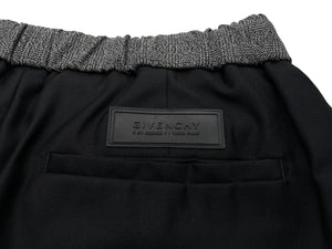 GIVENCHY ジバンシィ トラウザーパンツ センタープレスイージーパンツ BM50PJ1Y90 ウール レーヨン ブラック 46 美品 中古 57691