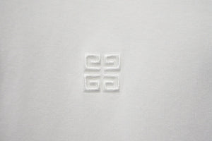 極美品 Givenchy ジバンシー 半袖Ｔシャツ トップス ブランドロゴ BM714R3Y6B ポルトガル製 コットン ホワイト サイズL 中古 57703
