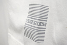 画像をギャラリービューアに読み込む, GIVENCHY ジバンシィ 半袖 Ｔシャツ Brand TAPE DETAILS BM70WJ3002 コットン ホワイト 良品 中古57707 
