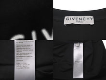 画像をギャラリービューアに読み込む, Givenchy ジバンシー 半袖金具 トップス ロゴプリント ロゴ金具 コットン ブラック ホワイト シルバー 美品 中古 57708 