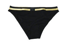 Load image into Gallery viewer, 新品未使用 MCM エムシーエム パンツ 下着 アンダーウェア レディース ブラック ゴールド サイズL MFYASBM04 中古 57752